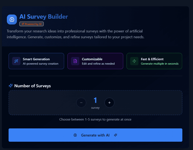 AI Survey Builder