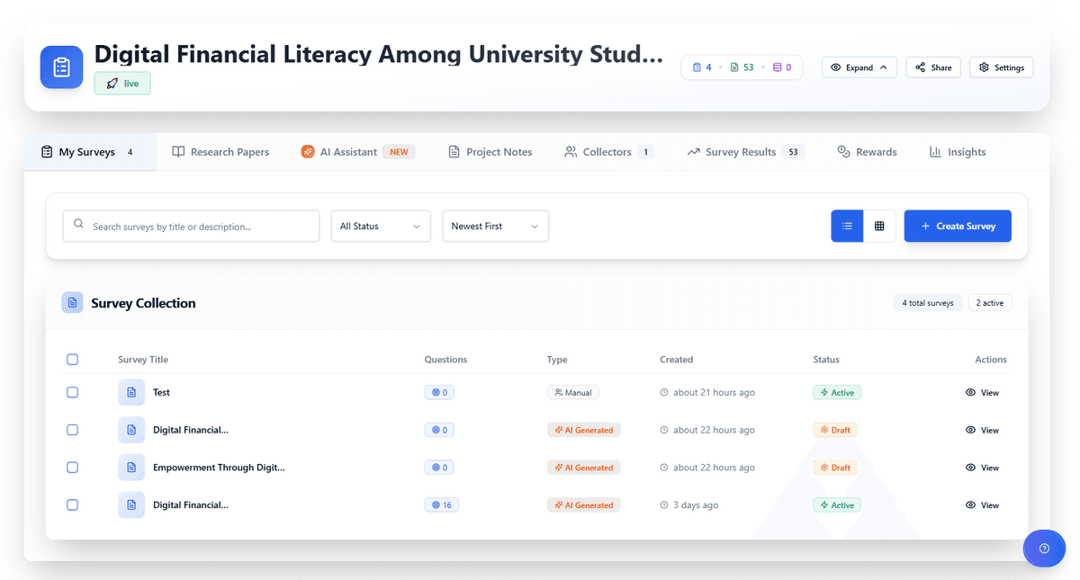 Qollectiv Research Dashboard